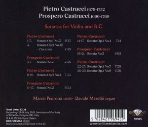 Produktbild: Pietro & Prospero Castrucci:Sonatas