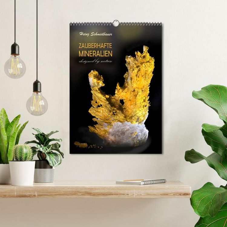 Produktbild: ZAUBERHAFTE MINERALIEN designed by nature (Wandkalender 2026 DIN A3 hoch), CALVENDO Monatskalender