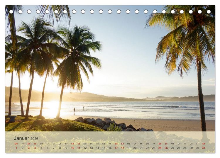 Produktbild: Bekanntes und Unbekanntes Costa Rica (Tischkalender 2026 DIN A5 quer), CALVENDO Monatskalender