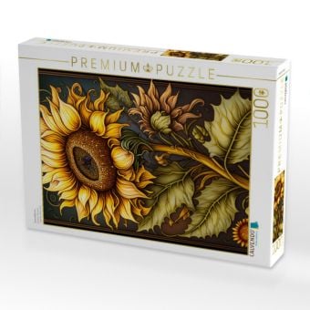 Produktbild: CALVENDO Puzzle Sonnenblume | 1000 Teile Lege-Gr&ouml;&szlig;e 64x48cm Foto-Puzzle f&uuml;r gl&uuml;ckliche Stunden