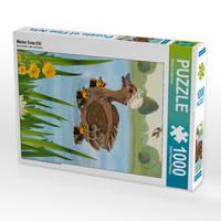 Produktbild: CALVENDO Puzzle Meine Ente Elli | 1000 Teile Lege-Gr&ouml;&szlig;e 64x48cm Foto-Puzzle f&uuml;r gl&uuml;ckliche Stunden