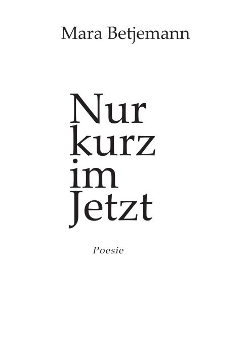 Produktbild: Nur kurz im Jetzt