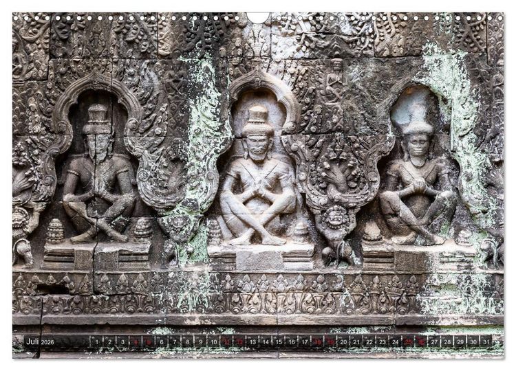 Produktbild: Angkor - Die Tempel der Khmer (Wandkalender 2026 DIN A3 quer), CALVENDO Monatskalender