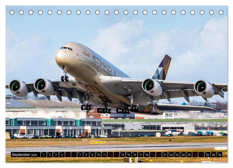 Produktbild: Faszination Fliegen (Tischkalender 2026 DIN A5 quer), CALVENDO Monatskalender