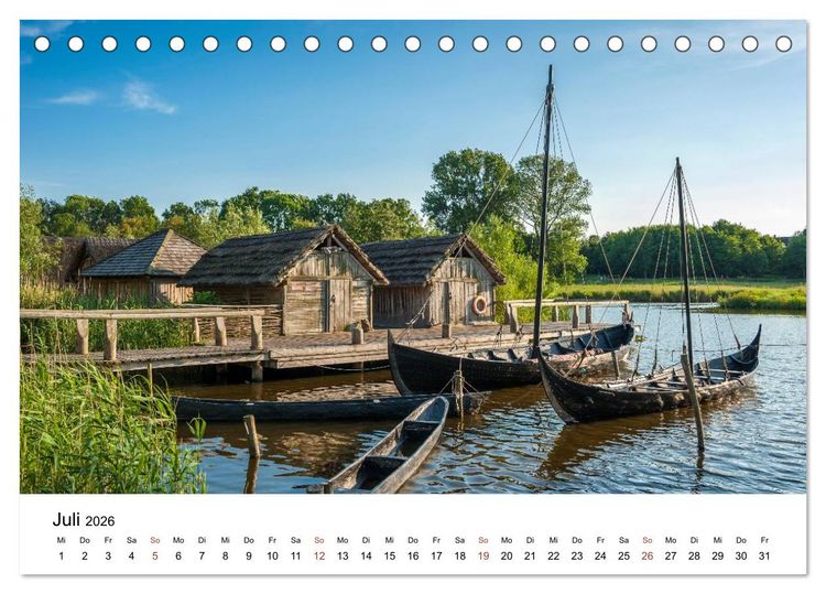 Produktbild: OSTSEE Wundersch&ouml;nes Deutschland (Tischkalender 2026 DIN A5 quer), CALVENDO Monatskalender