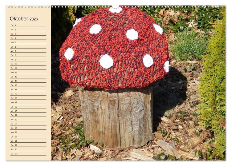 Produktbild: Urban Knitting L&uuml;neburg (hochwertiger Premium Wandkalender 2026 DIN A2 quer), Kunstdruck in Hochglanz