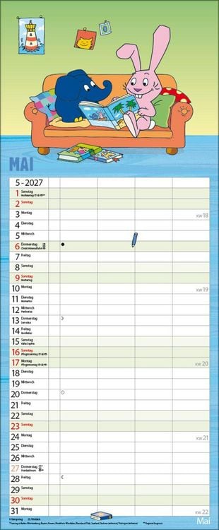 Produktbild: Der echt elefantastische Familienplaner 2027