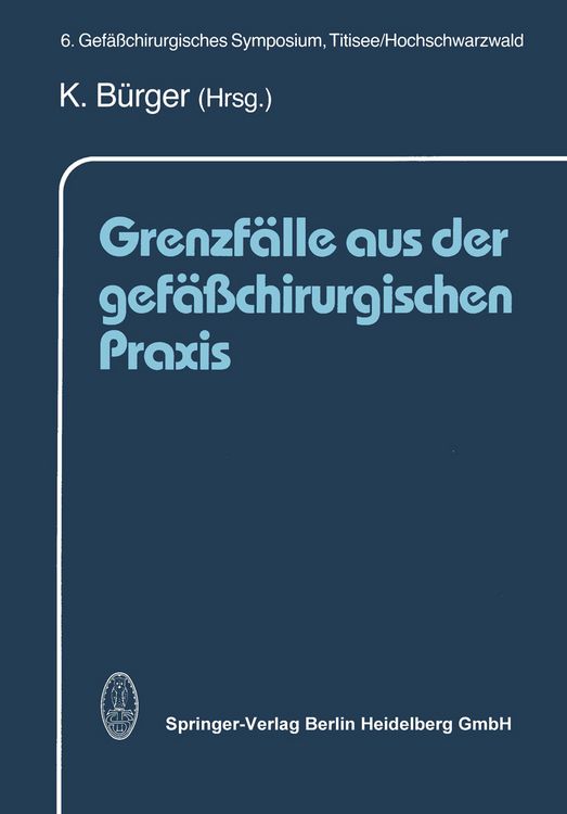 Produktbild: Grenzf&auml;lle aus der gef&auml;&szlig;chirurgischen Praxis