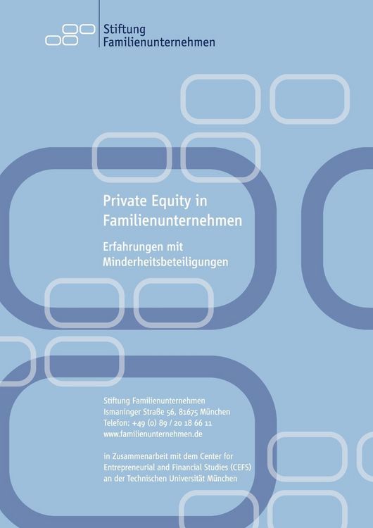 Produktbild: Private Equity in Familienunternehmen