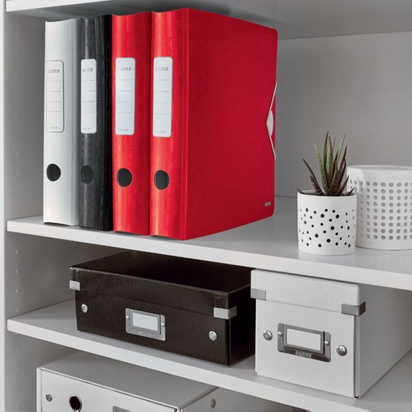 Produktbild: Leitz Ordner DIN A4 R&uuml;ckenbreite: 65mm Rot 2 B&uuml;gel 11070026
