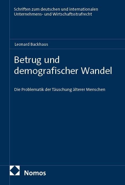Produktbild: Betrug und demografischer Wandel