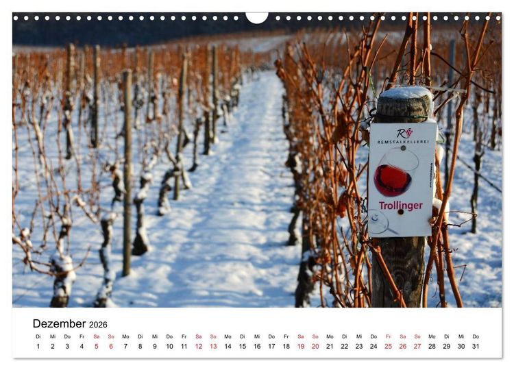 Produktbild: Zauberhaftes Remstal (Wandkalender 2026 DIN A3 quer), CALVENDO Monatskalender