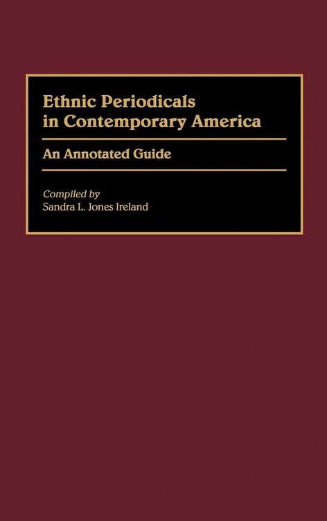 Produktbild: Ethnic Periodicals in Contemporary America