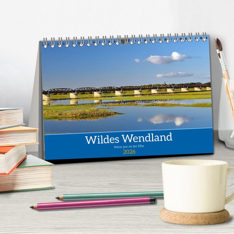 Produktbild: Wildes Wendland (Tischkalender 2026 DIN A5 quer), CALVENDO Monatskalender