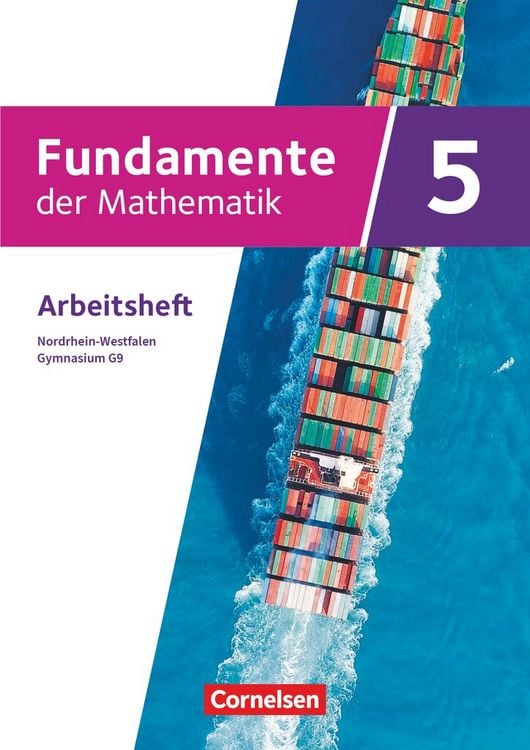 Produktbild: Fundamente der Mathematik 5. Schuljahr - Nordrhein-Westfalen - Gymnasium G9 - Arbeitsheft mit Lösungen