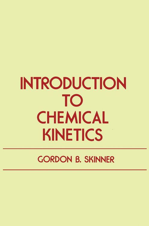Produktbild: Introduction to Chemical Kinetics