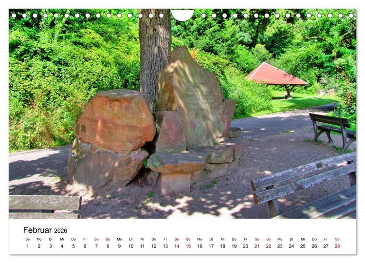 Produktbild: Heidelberg - Heiligenberg und Philosophenweg (Wandkalender 2026 DIN A4 quer), CALVENDO Monatskalender
