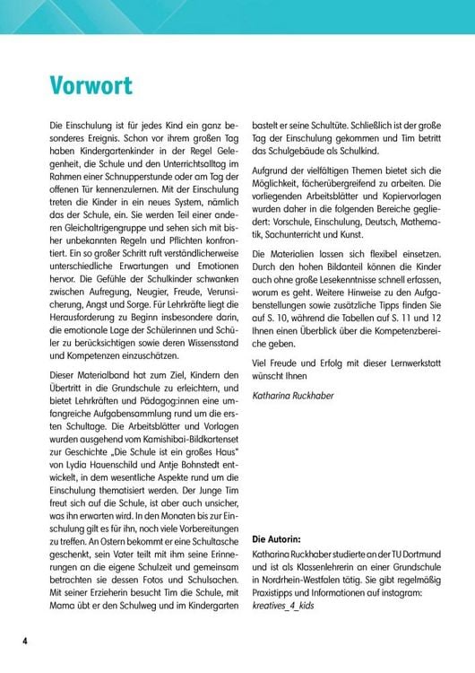 Produktbild: Grundschule Anfangsunterricht. Unterrichtsmaterial zum Kamishibai-Bildkartenset: Die Schule ist ein gro&szlig;es Haus