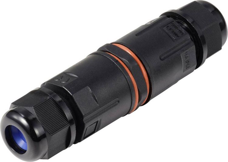 Produktbild: Sygonix SY-6748354 Kabelverbinder mit Steckklemmen, witterungsbest&auml;ndig (&Oslash; x L) 28 mm x 112 mm 1 St.