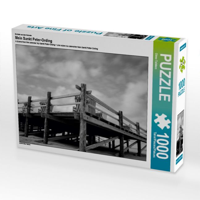 Produktbild: CALVENDO Puzzle Strandkorb-Podest | 1000 Teile Lege-Gr&ouml;&szlig;e 64x48cm Foto-Puzzle f&uuml;r gl&uuml;ckliche Stunden