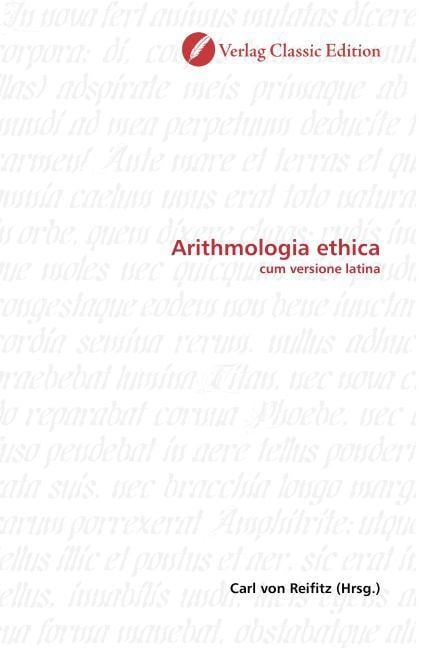 Produktbild: Arithmologia ethica