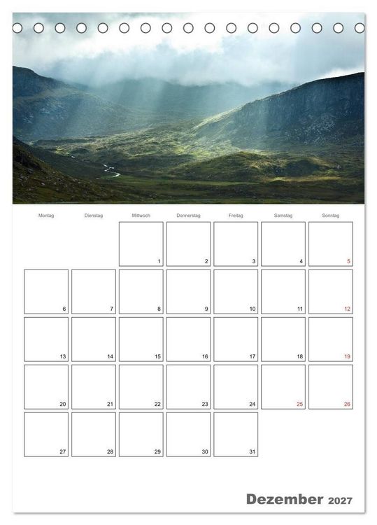 Produktbild: Schottland f&uuml;r Naturliebhaber (Tischkalender 2027 DIN A5 hoch), CALVENDO Monatskalender