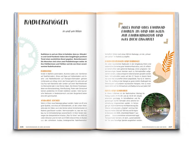 Produktbild: KOMPASS Radvergn&uuml;gen in und um Wien