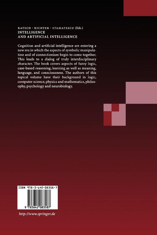 Produktbild: Intelligence and Artificial Intelligence