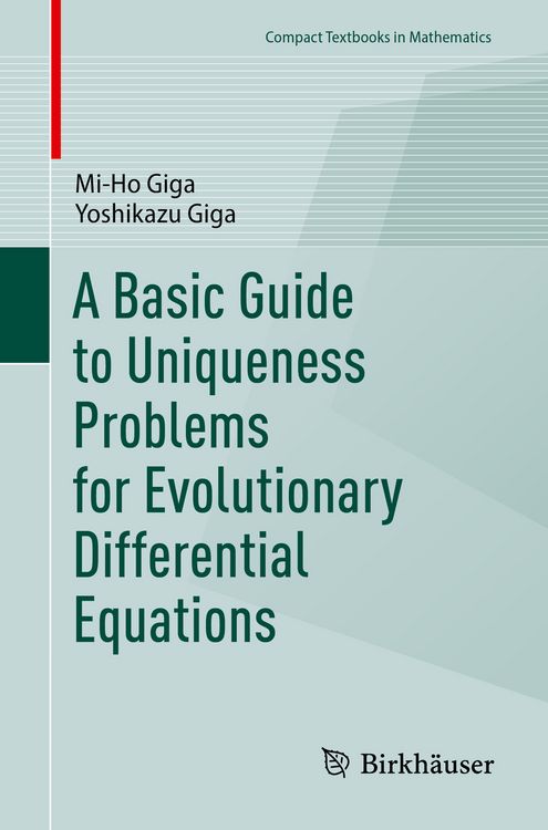 Produktbild: A Basic Guide to Uniqueness Problems for Evolutionary Differential Equations