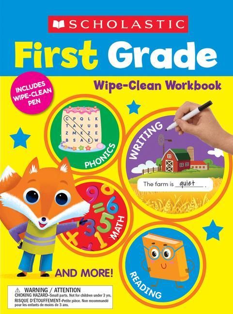 Produktbild: Scholastic First Grade Wipe-Clean Workbook
