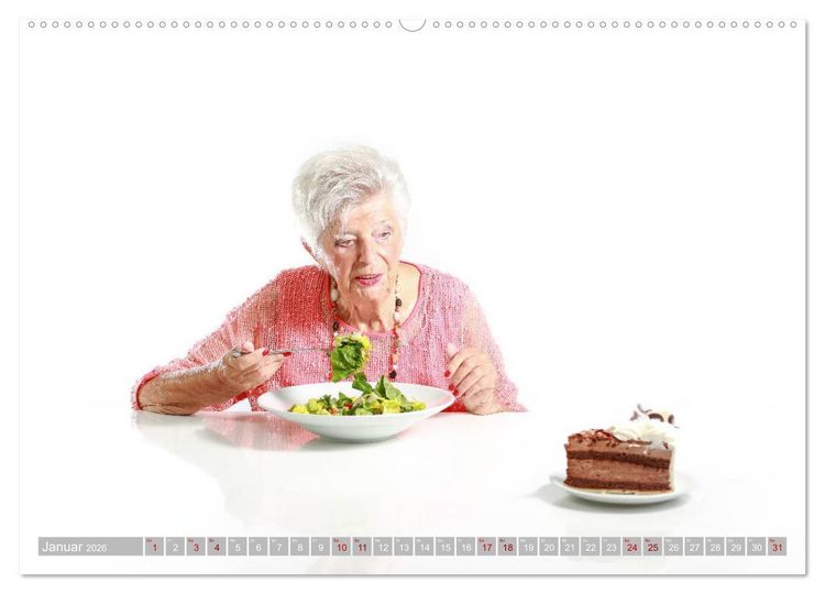 Produktbild: Sch&ouml;nheit im Alter - Auf den Geschmack gekommen (Wandkalender 2026 DIN A2 quer), CALVENDO Monatskalender