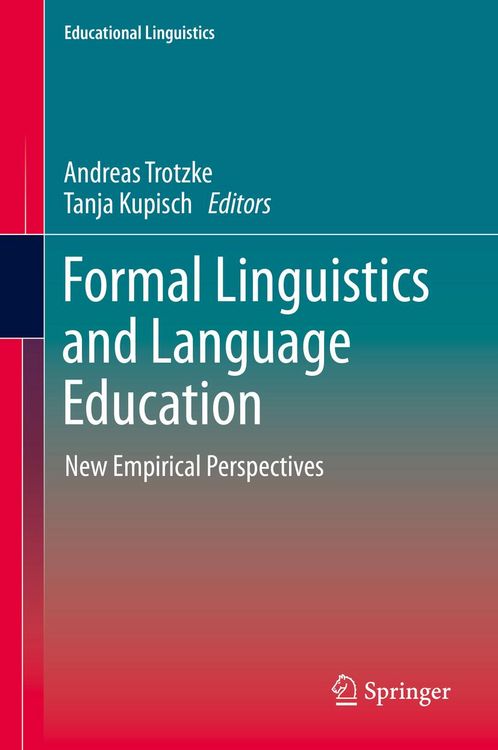 Produktbild: Formal Linguistics and Language Education