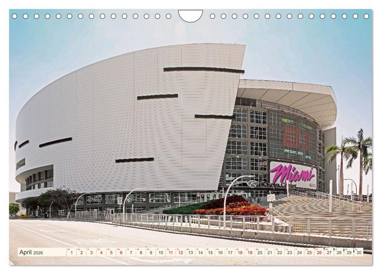 Produktbild: Miami und Miami Beach (Wandkalender 2026 DIN A4 quer), CALVENDO Monatskalender