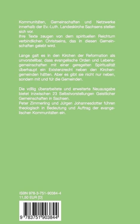 Produktbild: Geistliche Gemeinschaften in Sachsen