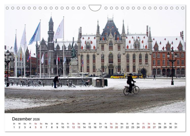 Produktbild: Br&uuml;gge - Eine mittelalterliche Stadt (Wandkalender 2026 DIN A4 quer), CALVENDO Monatskalender