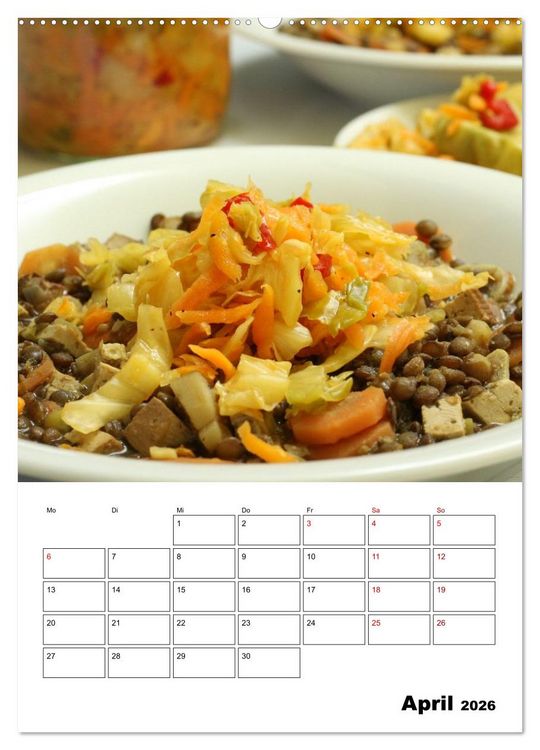 Produktbild: Leckere H&uuml;lsenfr&uuml;chte (Wandkalender 2026 DIN A2 hoch), CALVENDO Monatskalender