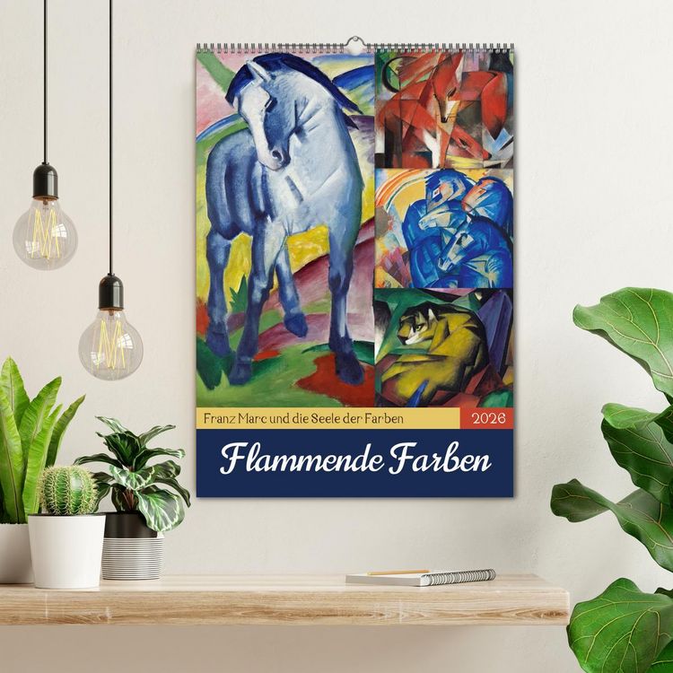 Produktbild: Flammende Farben (Wandkalender 2026 DIN A2 hoch), CALVENDO Monatskalender