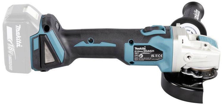 Produktbild: Makita DGA521ZX1 Akku-Winkelschleifer 125mm b&uuml;rstenlos 18V