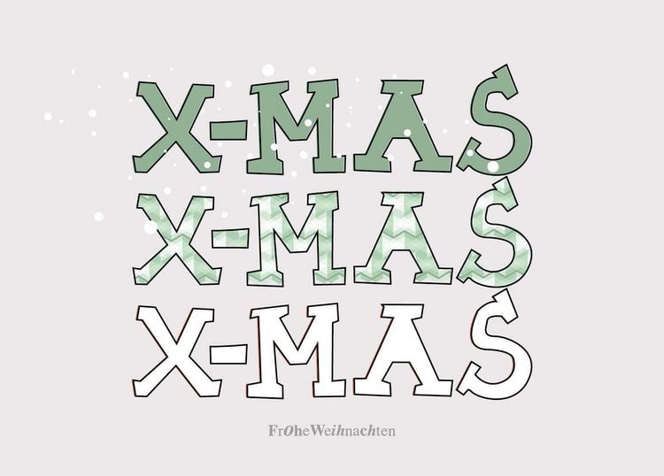 Produktbild: 25 handgemachte Weihnachtskarten Teil 1