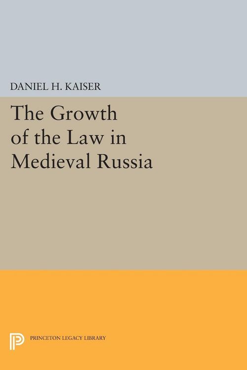 Produktbild: The Growth of the Law in Medieval Russia