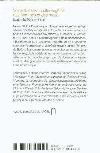 Produktbild: Voisard, dans l'amiti&eacute; v&eacute;g&eacute;tale des hommes et des mots