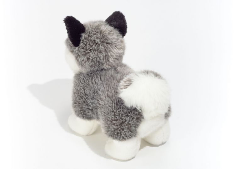 Produktbild: Teddy Hermann 92701 - Husky stehend, 23 cm, Hund, Pl&uuml;schtier