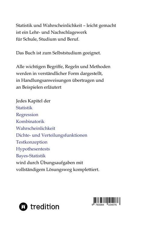 Produktbild: Statistik und Wahrscheinlichkeit