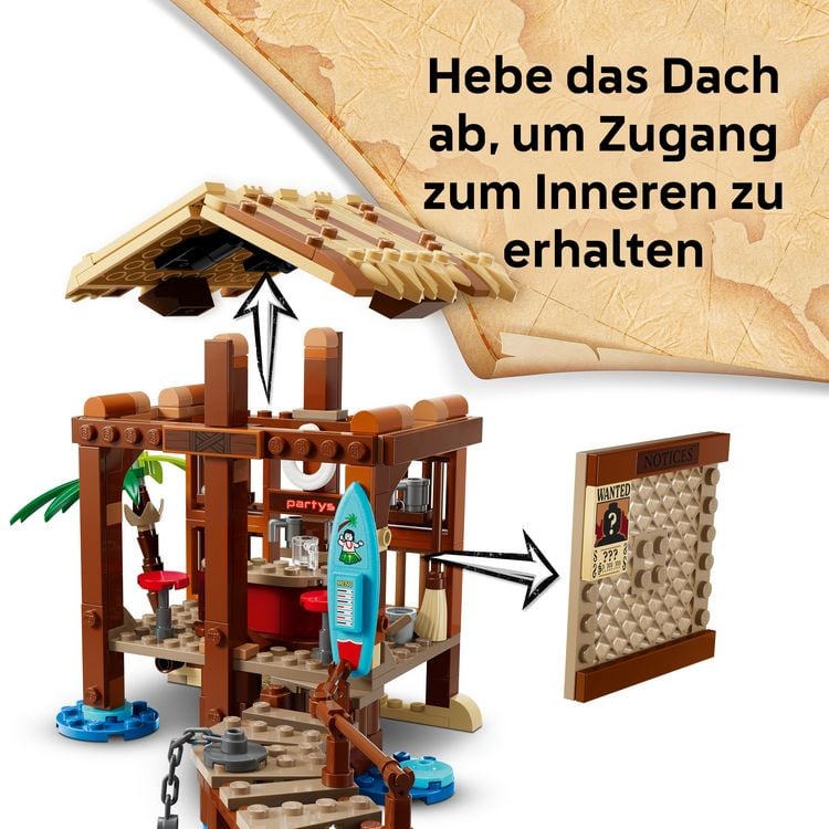Produktbild: LEGO ONE PIECE 75636 H&uuml;tte im Windm&uuml;hlendorf, Spielzeug ab 8 Jahren