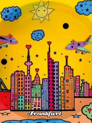 Produktbild: CALVENDO Puzzle Frankfurt 1000 Teile Puzzle hoch | 1000 Teile Lege-Gr&ouml;&szlig;e 64 &times; 48 cm Foto-Puzzle f&uuml;r gl&uuml;ckliche Stunden