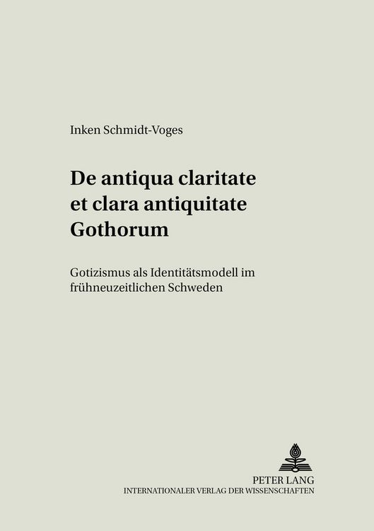 Produktbild: De antiqua claritate et clara antiquitate Gothorum