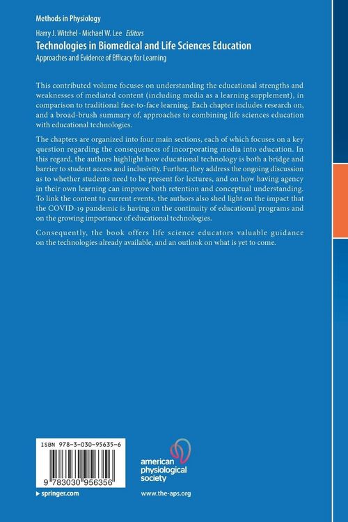 Produktbild: Technologies in Biomedical and Life Sciences Education