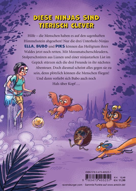 Produktbild: Unterholz-Ninjas, Band 2 - Die H&uuml;ter des Himmelssteins