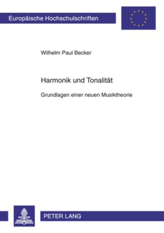 Produktbild: Harmonik und Tonalit&auml;t