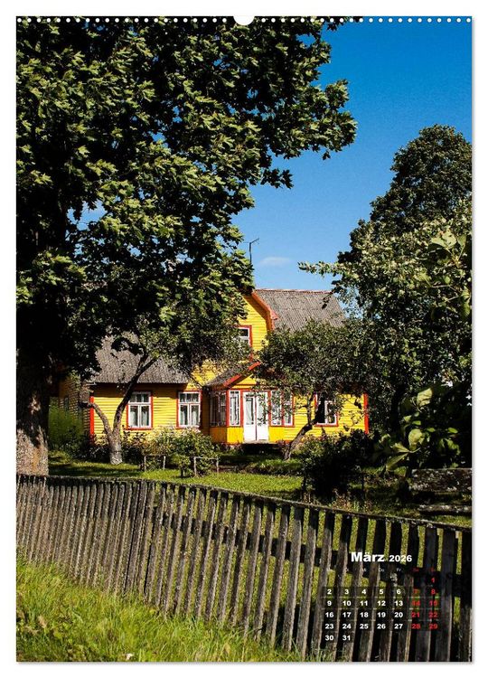 Produktbild: Baltische Staaten - Ihre kulturlandschaftlichen Reicht&uuml;mer (hochwertiger Premium Wandkalender 2026 DIN A2 hoch), Kunstdruck in Hochglanz